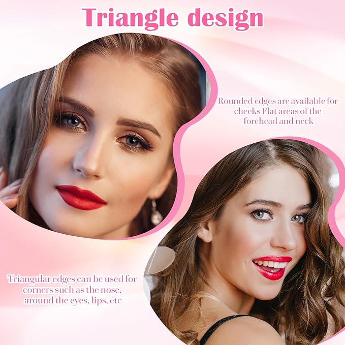 200 Pcs Powder Puffs Bulk Set - Professional Soft Velour Triangle Powder Puff for Liquid Foundation & Loose Mineral Makeup, Reusable Cosmetic Applicator Sponge Tools (Black)