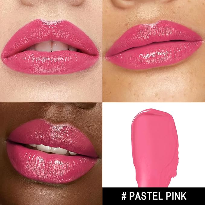 MAKI YIKA 3Pc Moisture Lipsticks for Women Nude Pink Red Lipstick Hydrate Tinted Lip Balm for Dry Cracked Lips Glossy Lip Color, MA55/62/63