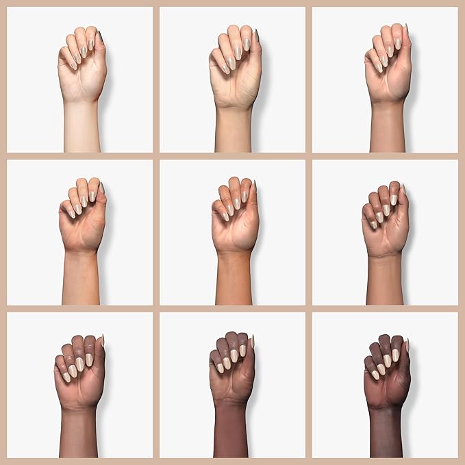 RARJSM Milky Nude Gel Polish Opaque Light Gray Orange Cream Skin Tone Nuded Color Gel Nail Polish 15ml Neutral Soak Off UV LED Cured Nail GelPolish for Nail Art French Manicure Salon DIY Home