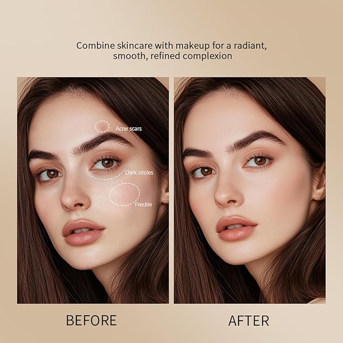 Beauty Balm Serum Enriched Skin Tint Stick – Face Tint Balm Foundation with Serum Benefits, Buildable Hydrating Coverage, Moisturizing Concealer Stick for Glowing Skin & Flawless Finish (3#, 1)