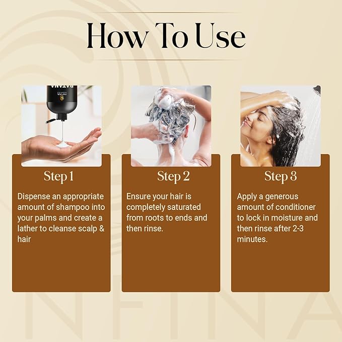 INFINA ESSENTIALS Batana Oil Shampoo | 16 fl oz | with Biotin & Tea Tree | Moisturizing, Strengthening & Nourishing Formula | Promotes Hair Growth and Thickness