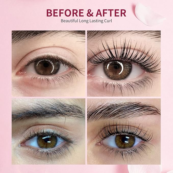 2024 Upgraded Fast Perm Lash Lift Kit Eyelash Perm Kit Eyelash Fixation Lotion (Quantity: 10 Packs)
