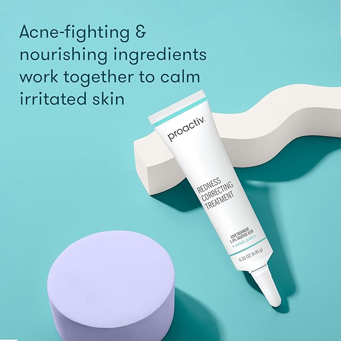 Proactiv Redness Correcting Treatment, Acne Spot Treatment with 1.5% Salicylic Acid, Calms Irritated Skin, Non-Comedogenic, 0.33 oz