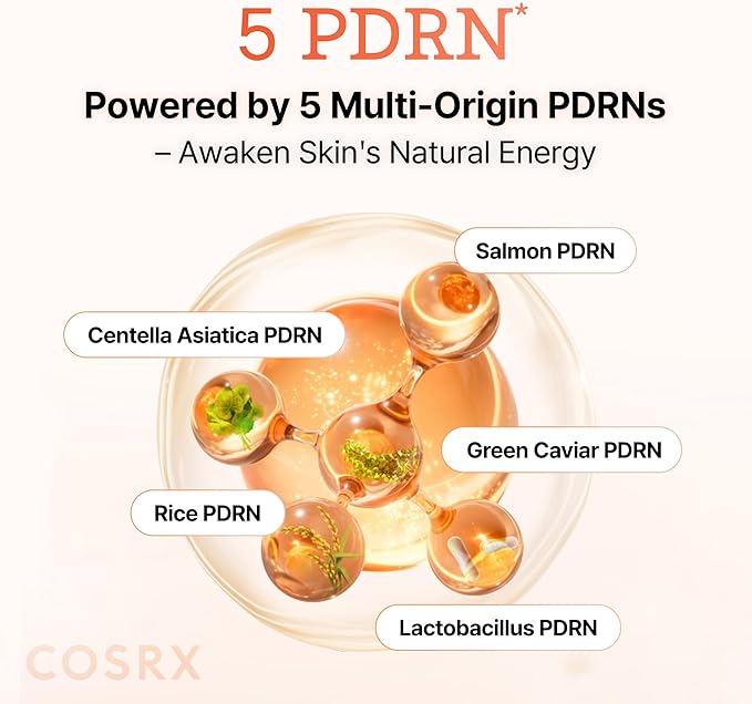 COSRX 5 PDRN B5 Vital Soothing Toner - Korean Toner for Rejuvenating & Soothing Skin with Salmon DNA, Centella, Lactobacillus PDRN & Panthenol, Korean Skin Care, Stocking Stuffers (280ml/9.46 fl.oz.)