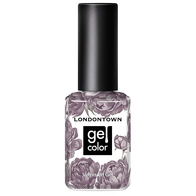 LONDONTOWN UV/LED Gel Nail Polish - Long Lasting, Chip Resistant High Shine Color - Glossy Plum Purple, Cashmere, 12ml/.40fl oz