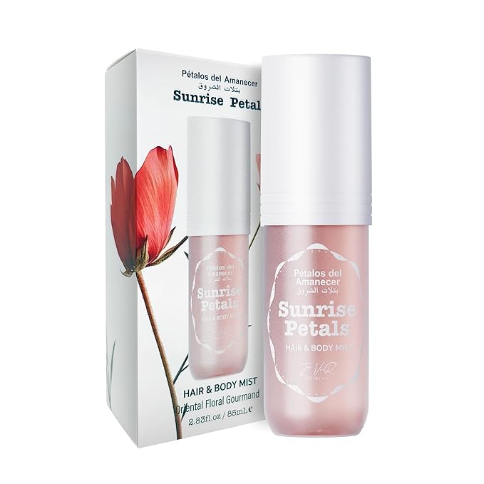 JA VEIR Body & Hair Fragrance Mist Original Perfumed Vanilla Spray for Women (Sunrise Petals)