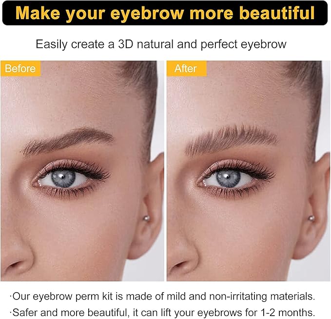 Lookmee 5-in-1 Lash Lift & Eyebrow Lamination Kit - Professional DIY Eyelash Curler & Perm Kit Eyelash Lift Kit &, At-Home Long Lasting Salon Results, Beginner Friendly