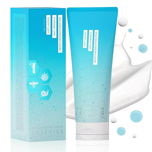 Luxeviss Crepey Skin Repair Cream-Anti Wrinkles for Crepey and Sagging Skin, for Neck, Chest, Arms & Legs-100g
