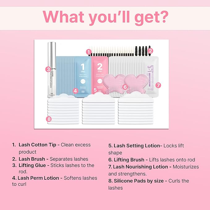 Korean Lash Lift Kit - Eye Brow Lamination Kit Eyelash Perm Kit Eyelash Lift Kit Lash Perm Eyebrow Lamination