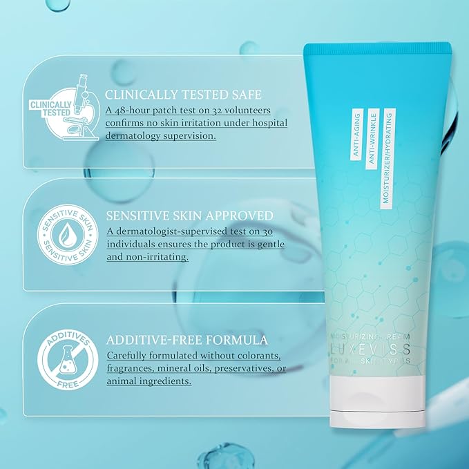 Luxeviss Crepey Skin Repair Cream-Anti Wrinkles for Crepey and Sagging Skin, for Neck, Chest, Arms & Legs-100g
