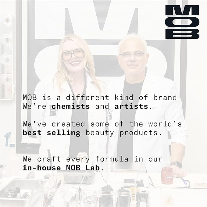 MOB Beauty Smooth Precision Waterproof Lip Liner M1990 Cool Tone Neutral – Long-Wearing, Glide-On Formula with 100% Natural Ingredients, Vegan and Cruelty-Free, Plastic-Free Formula and Packaging