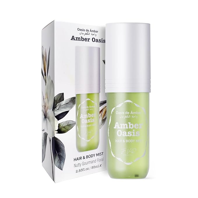 JA VEIR Body & Hair Fragrance Mist Original Perfumed Vanilla Spray for Women (Amber Oasis)