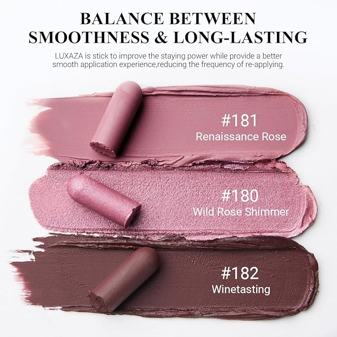 3PCS Eyeshadow Stick, Neutral Pink Cream Eye shadow Sticks Pencil Crayon,Eye Brightener Stick with Crease-proof Formula Eye Shadow