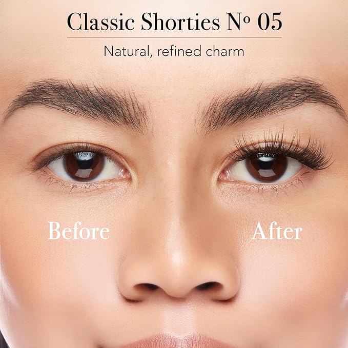 Pro Lash ProWear Professionally Styled Lash Clusters - Easiest to Apply Eyelash Cluster - 10 Day Eyelashes - Waterproof Lashes Clusters - 3 Sets - Classic Shorties No. 05 - Black
