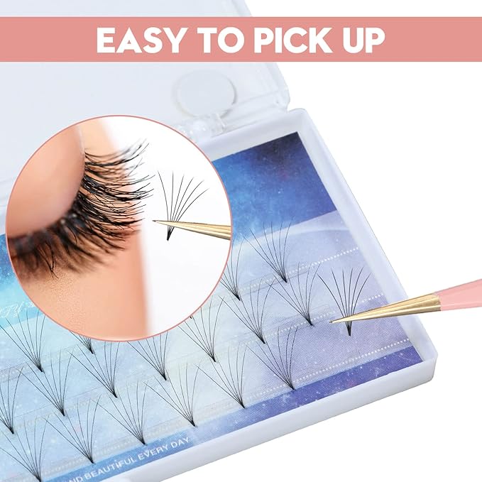 Ms.Queen Straight Tweezers for Eyelash Extensions,Fiber Tip Pointed Isolation Lashing Tweezers