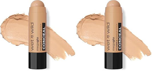 Wet n Wild MegaGlo Makeup Stick Conceal and Contour Neutral You're A Natural,1.1 Ounce,809 (Pack of 2)