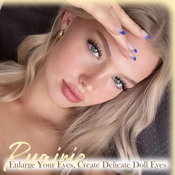 Manga Lash Clusters Wispy Eyelash Clusters Fairy 12-14mm Long Lashes Clusters Natural Cluster Lashes Spiky Cluster Eyelash Extensions C Curly Anime Lash Extensions Individual Lashes by Ruairie