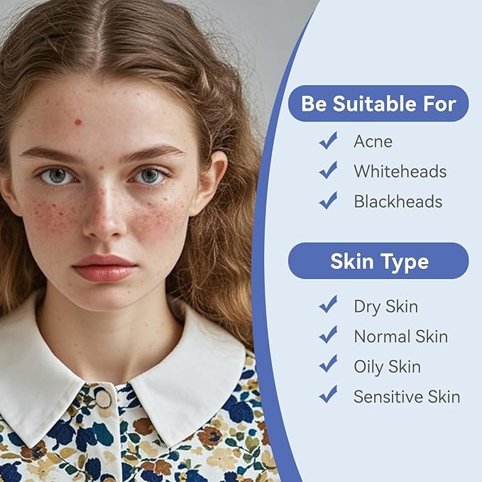 OmaDoto Invisible Pimple Patches for Face - （12mm | 72 Count | 6 Sheets） - Ultra-Thin Hydrocolloid Blemish Cover, Discreet Zit Stickers for Day & Night, Face Patches for Teens and Adults