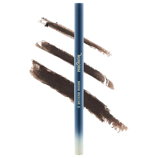 Brow Rescue Eyebrow Brush & Pencil for Men - Shape, Define & Fill In - Brow, Beard & Sideburn Filler Pen - Long-Lasting Formula (Umber)