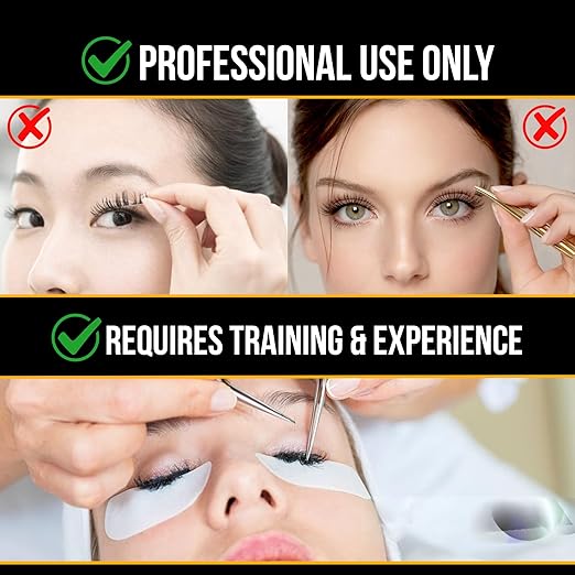 Forabeli Pro Care Lash Extension Glue, 1–2 Sec Fast Dry, 8 Week Retention, Advanced Bonding System, Professional Eyelash Extension Glue, Lash Adhesive for Eyelash Extensions