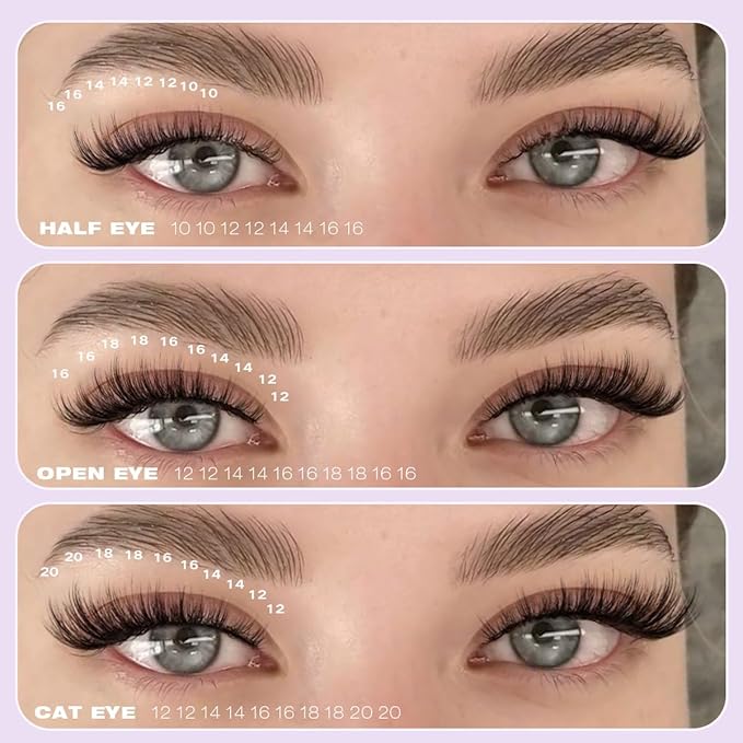 Kiromiro Wispy Lash Clusters Kit 10-20mm Cluster Eyelash Extensions DIY Lash Extension Kit 240pcs Natural Cluster Lashes Kit C Curl Cluster Eyelashes with Bond and Seal & Tweezers