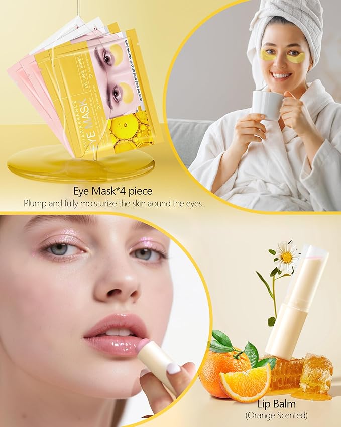 Gifts for Women Skin Care Set, 11 Pcs Skincare Kit For Women Gift Complete Travel -Size Spa Kit Skincare Gift Set Teens Birthday Valentines Mothers Day Gift