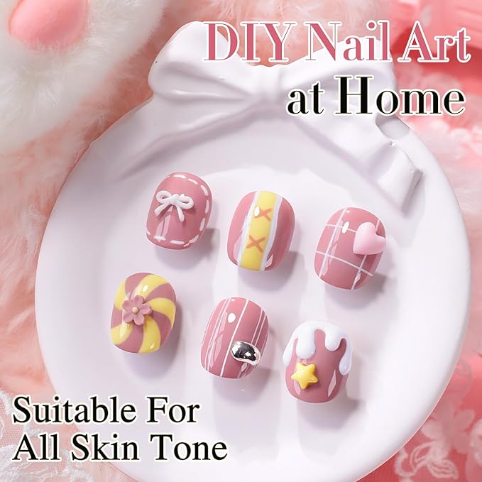 Double Rhythm 0.5 Oz Gel Nail Polish Neutral Natural Same Color Same Bottle Translucent Light Milky Pastel 15ML Manicure French Design Art DIY at Home (Mauve Pink-A1242)