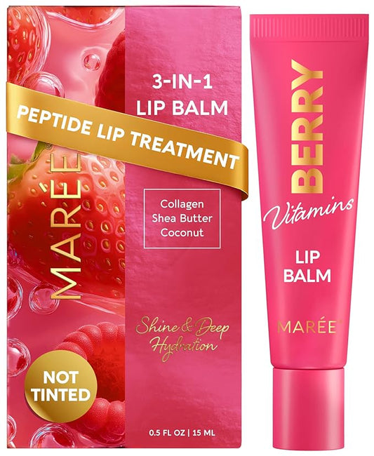 MAREE Lip Balm Hydrating – Lip Moisturizer For Very Dry Lips – Balsamo Labial Hidratante de Labios