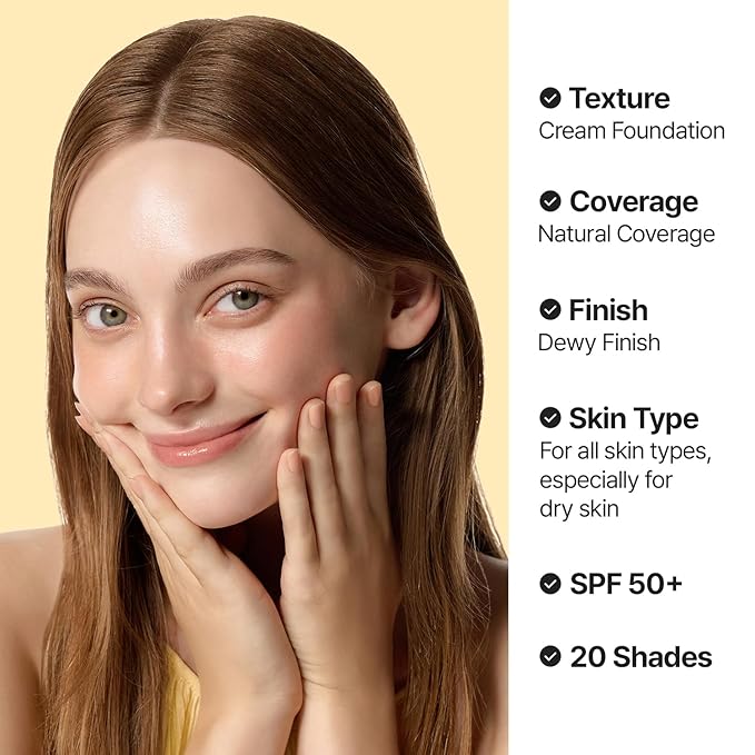 [MINI SIZE] AGE20'S Signature Essence Pact | 25N | Vegan Korean Cushion Foundation | Pack of 1 | Cream Foundation, Dewy & Glow Finish, Natural Coverage, SPF 50+ | 0.14 oz