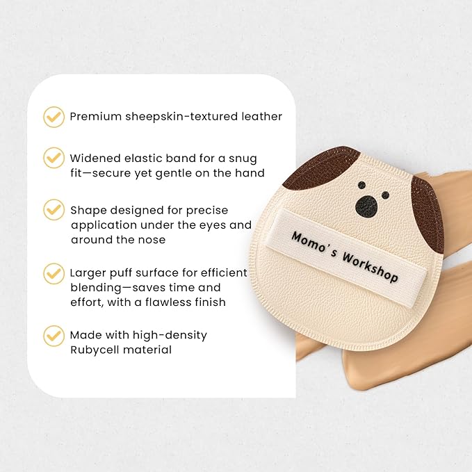 Makeup Sponge Puff Set 2.75In, Round Beauty Powder Puff,Soft Sponges Blender,Latex Free,For Liquid, Cream Seamless & Flawless Makeup,2pcs