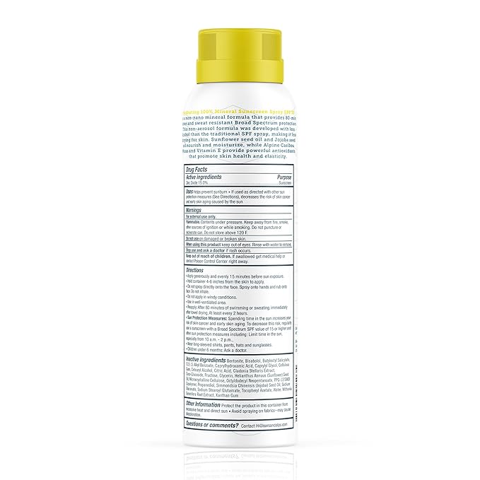Oars + Alps Sunscreen Spray for Face & Body, SPF 30 Spray Sunscreen Infused with Vitamin E & Antioxidants, Water & Sweat Resistant, All Skin Types, Lightweight, Hydrating, 6oz, 2pk