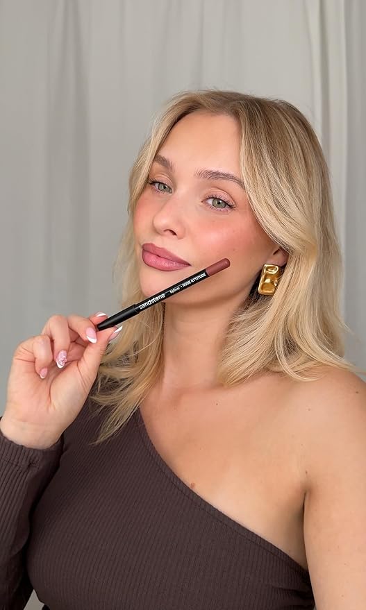 Sandstone Scandinavia Hypoallergenic Lipliner Nude Attitude - Smooth texture - Fragrance Free Lip Liner Pencil - Intense pigmentation and long lasting