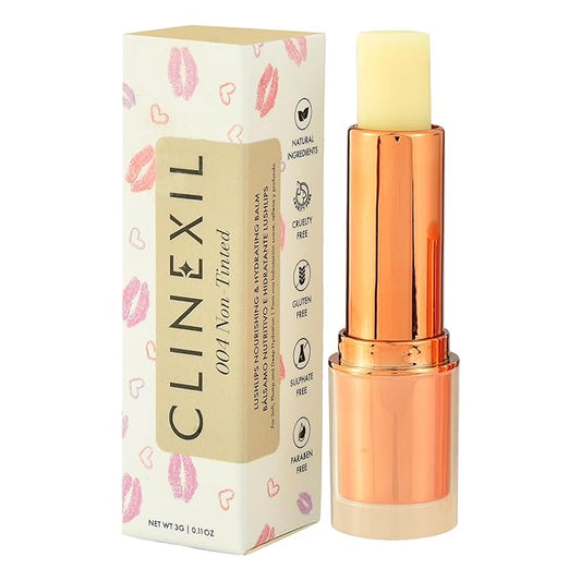 Lip Balm – Hydrating Balm with Cold-Pressed Oils, 10% Squalane, Vitamin E & Ceramides – Natural Moisturizing Lip Butter for Dry Cracked Lips – Clean, Non-Toxic Lips Care for Women – 004 NT
