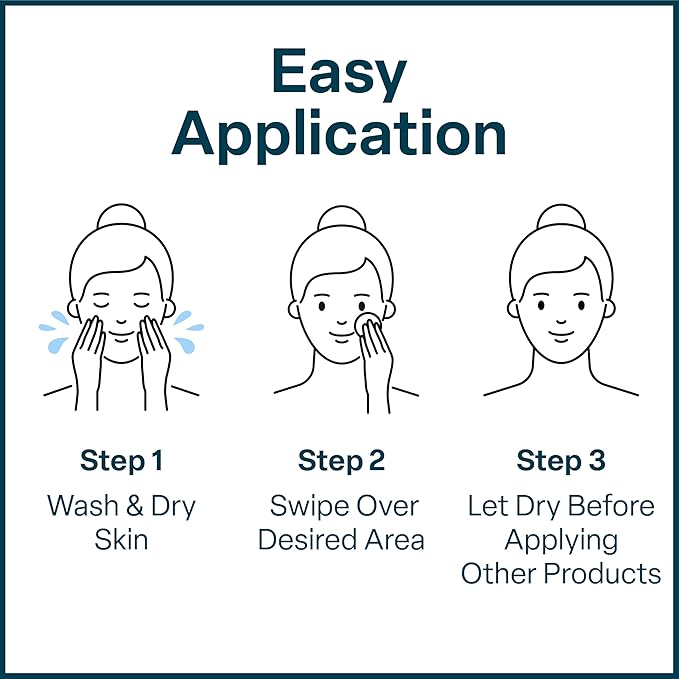 QRxLabs Pore Toner Pads for Exfoliation - Salicylic Acid and Niacinamide in a Witch Hazel Solution - Helps Reduce the Look of Enlarged Pores