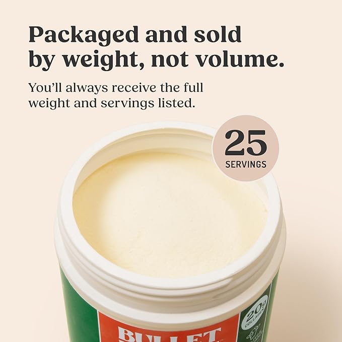 Bulletproof Unflavored Collagen Peptides Powder, 17.6 Ounces, Grass-Fed Collagen Protein and Amino Acids for Skin, Bones and Joints, Packaging May Vary