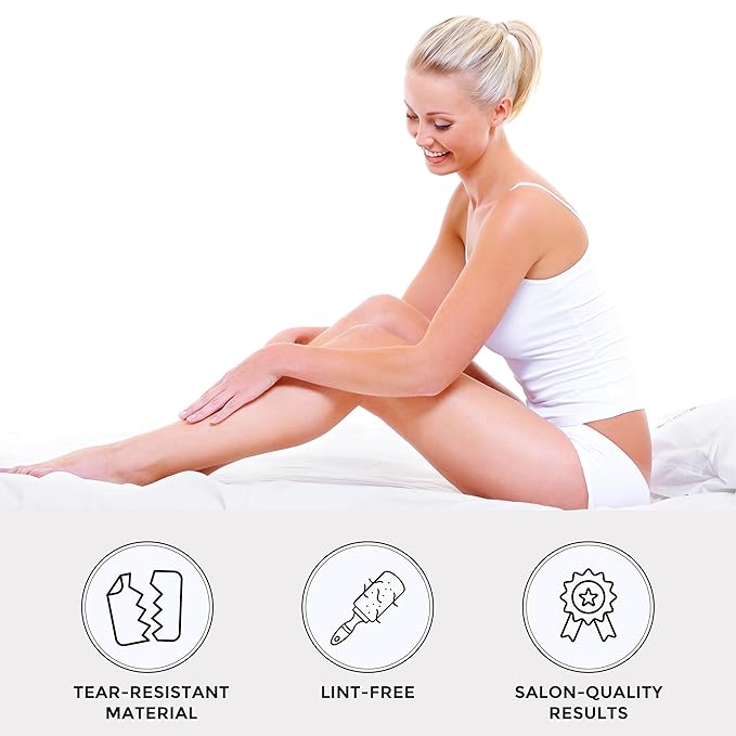 ForPro Non-Woven Epilating Roll for Body and Facial Hair Removal, Tear-Resistant, Lint-Free, 3” x 55 Yards, White