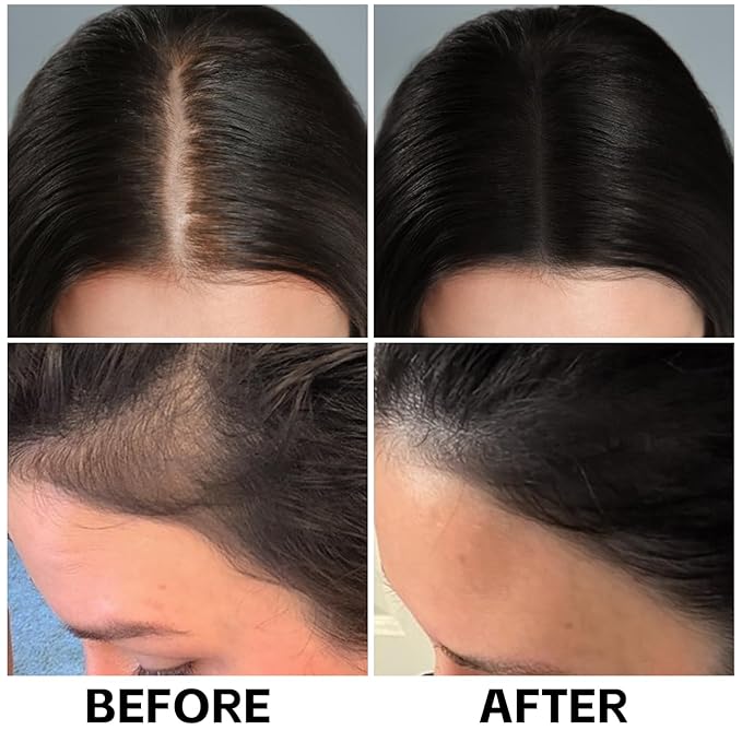 Boobeen Dual Ended Gray Away Root Touch Up Stick, Long Lasting Grey Hair Coverage Touch Up for Men and Women, Temporary Thinning Hair Concealer