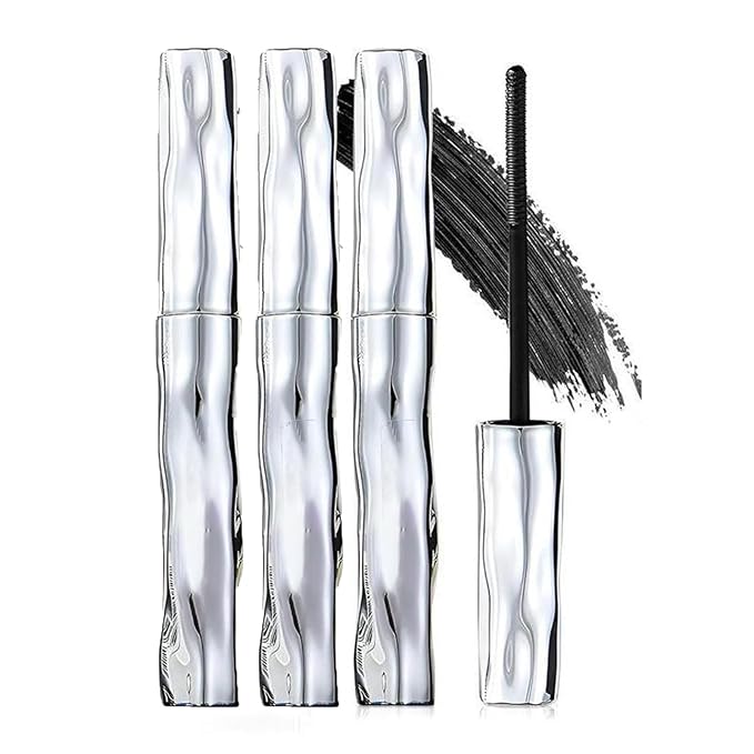 Eyelash Primer,Tubular Eyelash Primer,NEW Waterproof & Sweatproof Lengthening & Curling Mascara,Ultimate Mascara Set for Lengthening and Curling,Natural And Non-Smudged (3PCS)