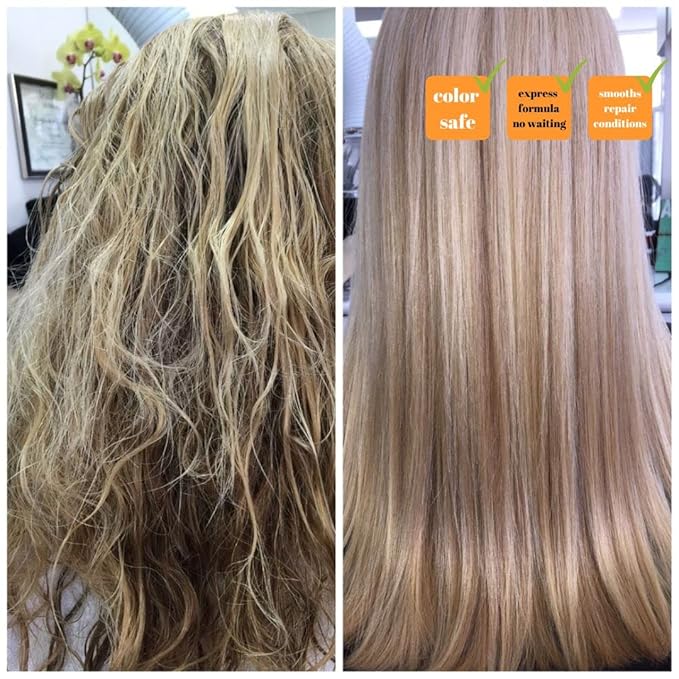 Clarifying Shampoo with Brazilian Keratin Treatment and Intensive Hair Mask KIT Tratamiento de Keratina Alisado 120ml 4fl.oz