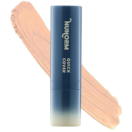 Foundation & Concealer Stick for Men - Full Buildable Cover for Dark Circles, Blemishes, Acne, Redness & Under Eyes - Face & Body Makeup Stick for All Skin Types - Non-Comedogenic 14-Beige
