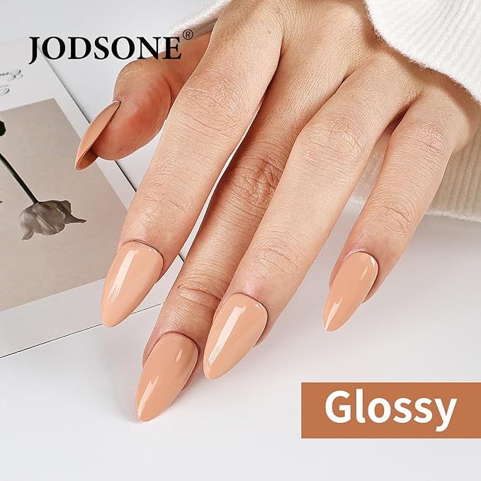 JODSONE Pale Brown Gel Nail Polish 10ml Gel Polish Pale Brown Nail Color Professional Finish Long-Lasting Chip-Resistant Easy Application Need U V Lamp Curing