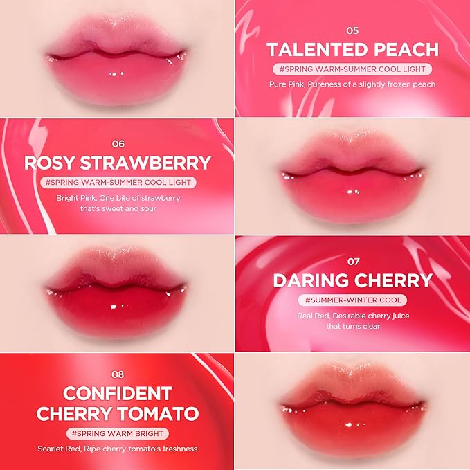 lilybyred Bloody Liar Coating Tint | Korean Glossy Lip Stain, Vivid & Juicy Color, Syrupy Shine, Moisturizing, Long-Lasting & Smudge-Proof, Non-Sticky, Lightweight, 0.14 oz. (19 Calm Cherry)