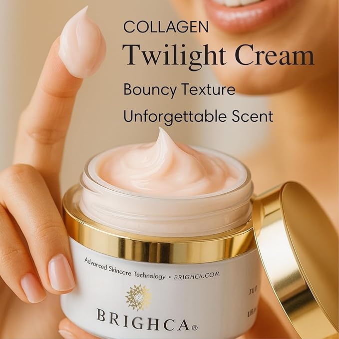 BRIGHCA Collagen Cream 5-in-1 – Korean Anti-Aging Moisturizer for Firming, Hydration & Wrinkle Repair