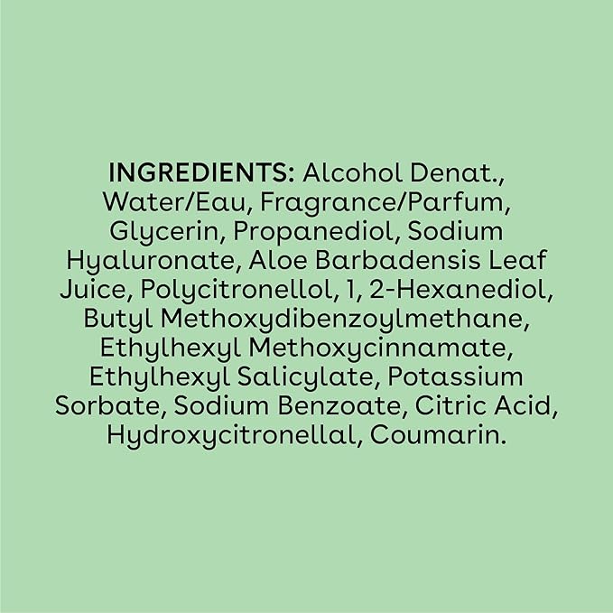 eos Cashmere Body Mist, Crème de Pistachio, Body Spray for Women, Pistachio Perfume, Hair Mist, Moisturizing, Hyaluronic Acid, Glycerin, Vegan, Cruelty-free, 6 fl oz