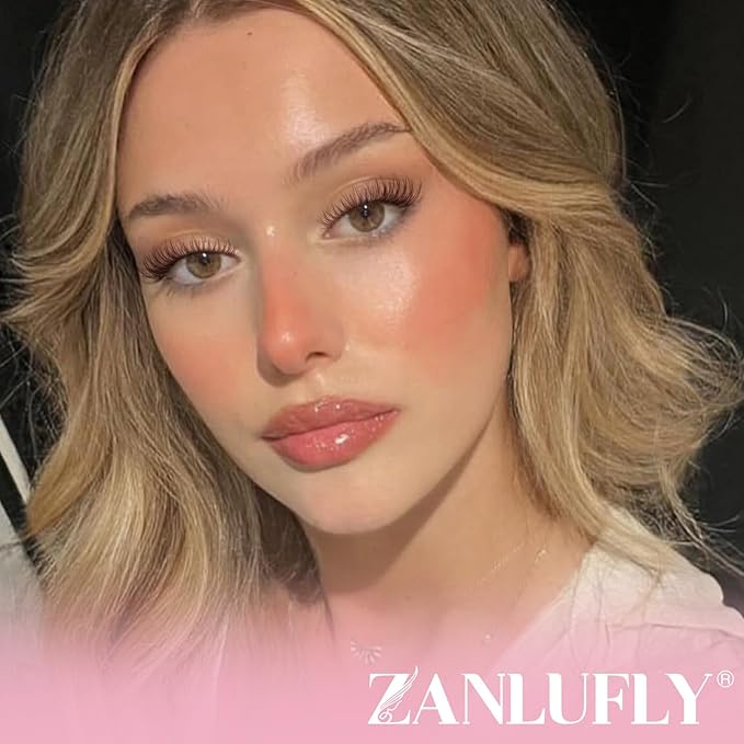 Brown Lash Clusters Natural Eyelash Clusters Invisible Band Brown Lash Extension C Curly Dark Brown Wispy Lash Extension DIY Individual Eyelash Extension by zanlufly