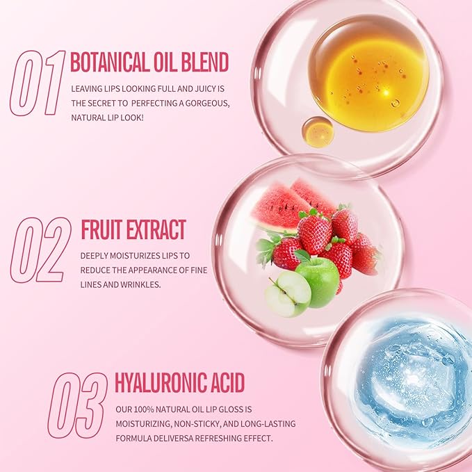 Fruit Lip Mask Set with Honey & Vitamin E, Moisturizing Overnight Treatment, Effective Reduces Lip Lines Prevention Dry and Cracked (6 Flavors)
