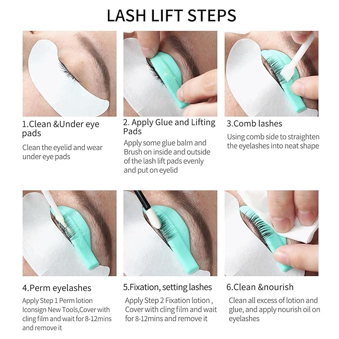 Lash Lift Kit - Eyelash Lift Lotion, DONG RHYME Brow Lamination and Lash Perm Solution for Curling Lashes to Get Supermodel Eyes, Long-Lasting and Easy to Use at Home Multipurpose Lash Perm Kit