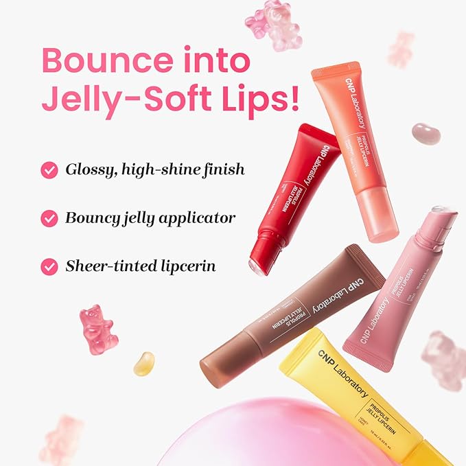 CNP Propolis Jelly Tinted Lipcerin™ - 02 Pink Donut, Hydrating Lip Balm & Gloss with Manuka Honey + Hyaluronic Acid, Stocking Stuffers, Gifts for Women, 0.3 fl.oz.