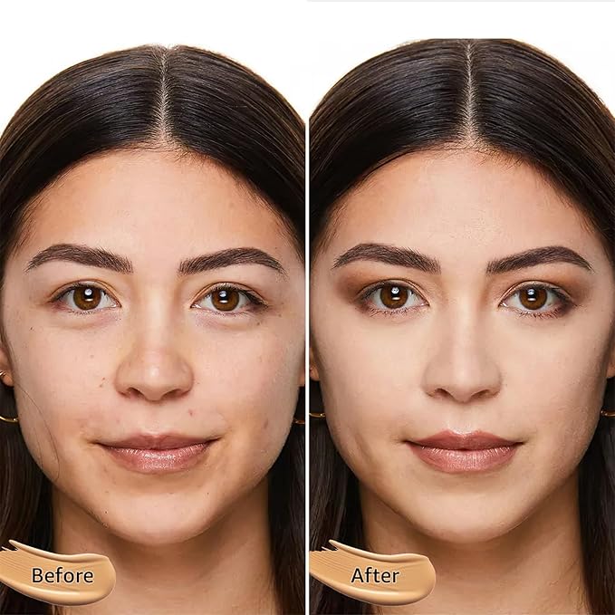 Mushroom Head Air Cushion CC Cream - Moisturizing & Oil Control BB Cream Foundation Create Long-Lasting, Waterproof Makeup Base Primer, Concealer Full Coverage for All Skin Types (Natural)