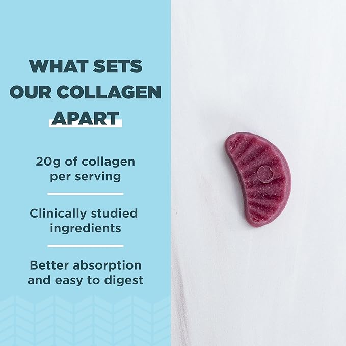 Ancient Nutrition Collagen Peptides Gummies, Collagen Peptides Mixed Berry Chewable Gummies, Supports Healthy Skin, Joints, Gut, Keto and Paleo Friendly, 45 Count, 500mg Collagen per Serving